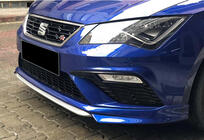 Seat Leon 2013-2020 Front Lip DPT V-1 (2017-2020, Gloss Black) photo 3