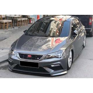 Front Lip DPT V-2 (2017-2020, Gloss Black) Seat Leon 2013-2020 photo 2