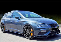 Seat Leon 2013-2020 Front Lip DPT V-3 (2017-2020, Gloss Black) photo 5