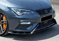 Seat Leon 2013-2020 Front Lip DPT V-3 (2017-2020, Gloss Black) photo 4