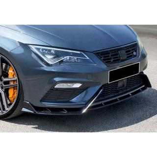 Front Lip DPT V-3 (2017-2020, Gloss Black) Seat Leon 2013-2020 photo 4