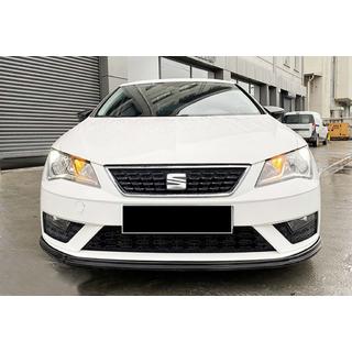 Front Lip DPT V-4 (2017-2020, Gloss Black) Seat Leon 2013-2020 photo 2