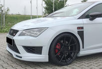 Seat Leon 2013-2020 Front Lip DPT V-5 (2017-2020, Gloss Black) photo 2