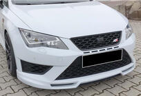 Seat Leon 2013-2020 Front Lip DPT V-5 (2017-2020, Gloss Black) photo 1