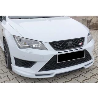 Front Lip DPT V-5 (2017-2020, Gloss Black) Seat Leon 2013-2020 photo 1
