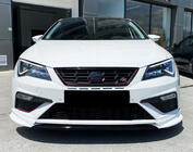 Seat Leon 2013-2020 Front Lip DPT V-3 (2013-2016, Gloss Black) photo 2