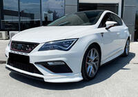 Seat Leon 2013-2020 Front Lip DPT V-3 (2013-2016, Gloss Black) photo 3