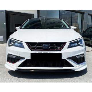 Front Lip DPT V-3 (2013-2016, Gloss Black) Seat Leon 2013-2020 photo 2