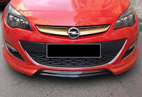 Opel Astra J 2009-2015 Front Lip DPT V-1 (Gloss Black) photo 1