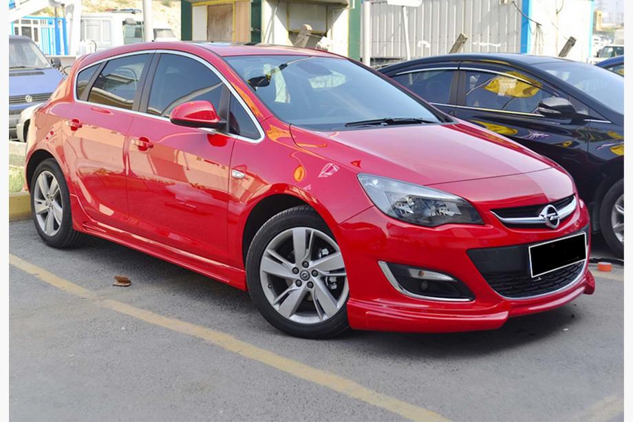 Opel Astra J 2009-2015 Front Lip Spoiler DPT V-3 (Primed for Painting) Image