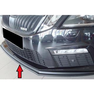 Front Lip DPT V-2 (2017-2019 RS, Gloss Black) Skoda Octavia III A7 2013-2019 photo 1