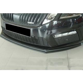 Front Lip DPT V-2 (2017-2019 RS, Gloss Black) Skoda Octavia III A7 2013-2019 photo 3