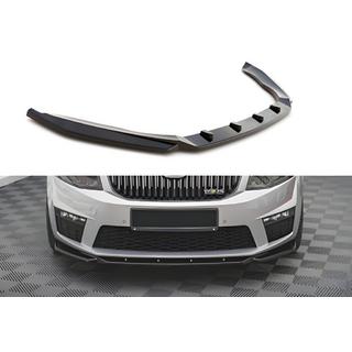 Front Lip DPT V-2 (for RS, 2013-2017, Gloss Black) Skoda Octavia III A7 2013-2019 photo 1