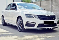 Skoda Octavia III A7 2013-2019 Front Lip DPT V-3 (2013-2017 RS, Gloss Black) photo 2