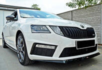 Skoda Octavia III A7 2013-2019 Front Lip DPT V-3 (2013-2017 RS, Gloss Black) photo 5