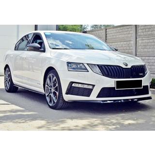 Front Lip DPT V-3 (2013-2017 RS, Gloss Black) Skoda Octavia III A7 2013-2019 photo 2