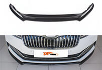 Skoda Superb 2015-2024 Front Lip DPT V-4 (2021-, Gloss Black) photo 1