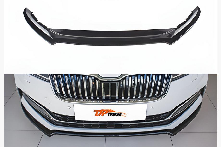 Skoda Superb 2015-2024 Front Lip DPT V-4 (2021-, Gloss Black) Image
