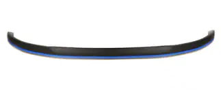 Universal Front Lip Spoiler DPT Blue (ABS, Gloss Black) photo 1