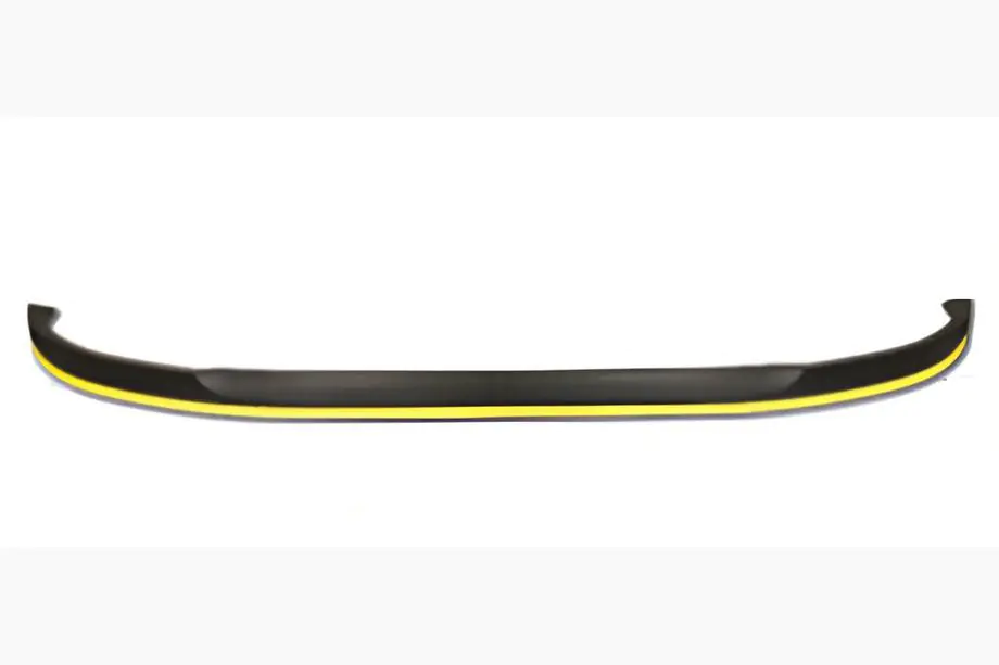 Universal Front Lip Spoiler DPT Yellow (ABS, Gloss Black) Image