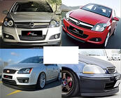 Universal Front Lip Spoiler DPT V-3 (ABS, Gloss Black) photo 1