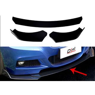 Universal Front Lip Spoiler DPT V-4 (ABS, Gloss Black) photo 1