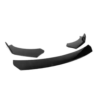 Universal Front Lip Spoiler DPT V-4 (ABS, Gloss Black) photo 4