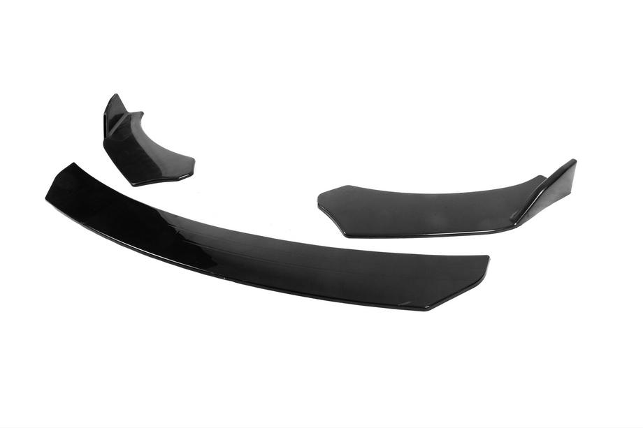 Universal Front Lip Spoiler DPT V-4 (ABS, Gloss Black) Photo 2