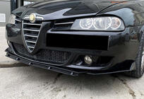 Universal Front Lip Spoiler DPT V-5 (ABS, Gloss Black) photo 6