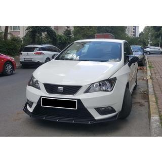 Universal Front Lip Spoiler DPT V-5 (ABS, Gloss Black) photo 1