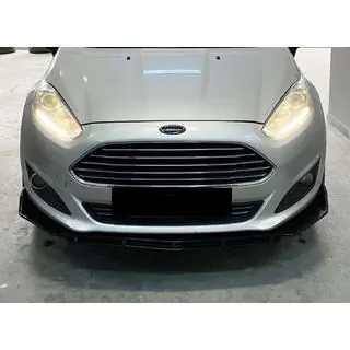 Universal Front Lip Spoiler DPT V-5 (ABS, Gloss Black) photo 4