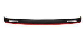 Universal Front Lip Spoiler DPT Red V-1 (ABS, Gloss Black) photo 1