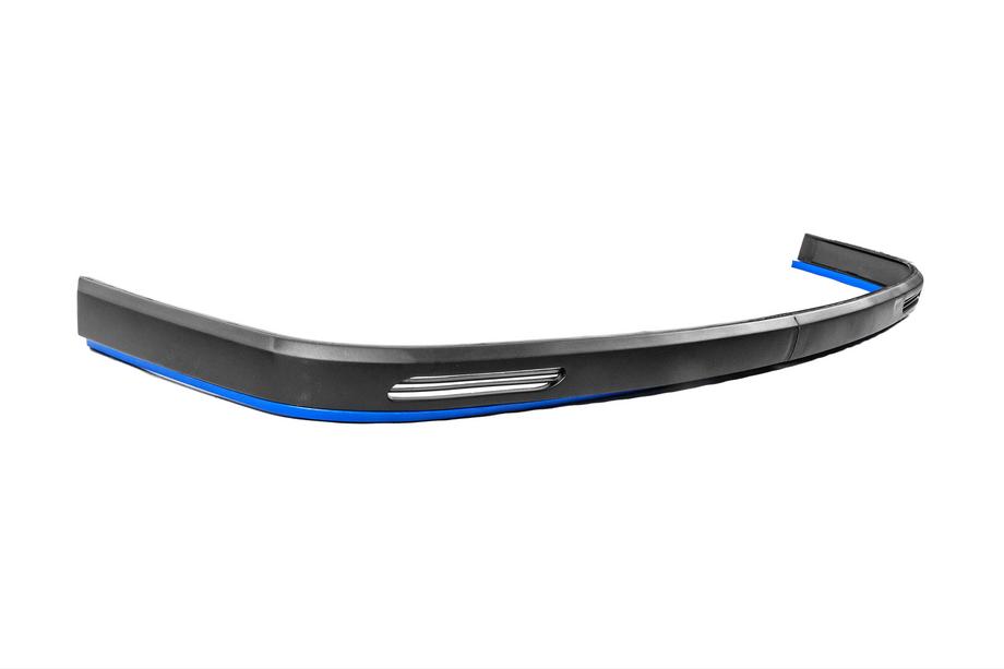 Universal Front Lip Spoiler DPT Blue V-1 (ABS, Gloss Black) Photo 3