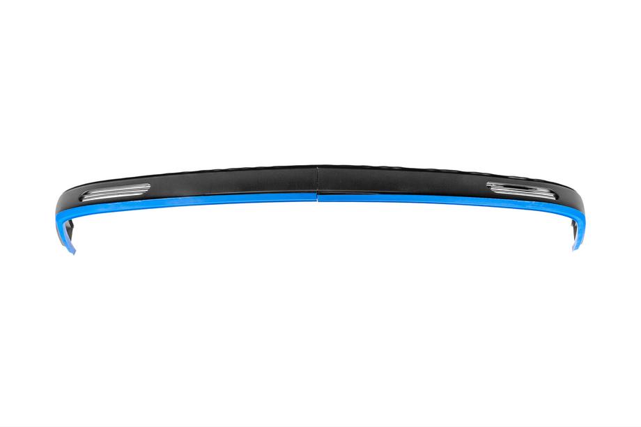 Universal Front Lip Spoiler DPT Blue V-1 (ABS, Gloss Black) Photo 2