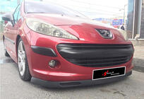 Universal Front Lip Spoiler DPT V-8 (ABS, Gloss Black) photo 1