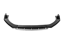 Universal Front Lip Spoiler DPT Black V-2 (ABS, Gloss Black/Grey) photo 1