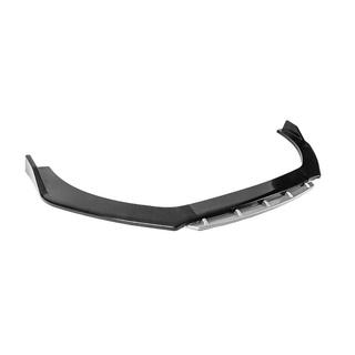 Universal Front Lip Spoiler DPT Black V-2 (ABS, Gloss Black/Grey) photo 3