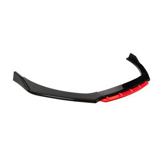 Universal Front Lip Spoiler DPT Red V-2 (ABS, Gloss Black) photo 4