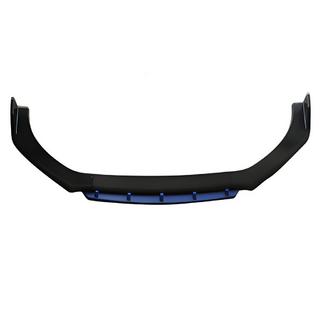 Universal Front Lip Spoiler DPT Blue V-2 (ABS, Gloss Black)