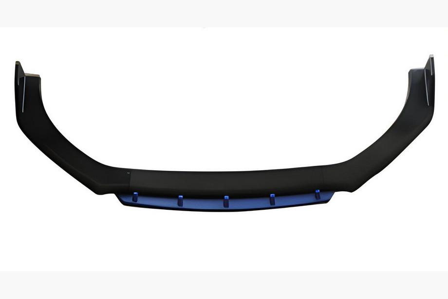 Universal Front Lip Spoiler DPT Blue V-2 (ABS, Gloss Black) Image