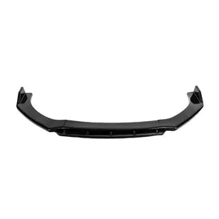Universal Front Lip Spoiler DPT Black V-2 (ABS, Gloss Black) photo 1