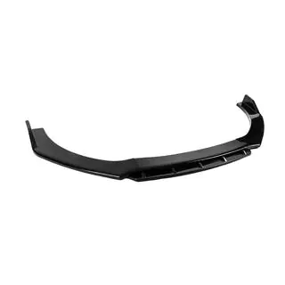Universal Front Lip Spoiler DPT Black V-2 (ABS, Gloss Black) photo 3