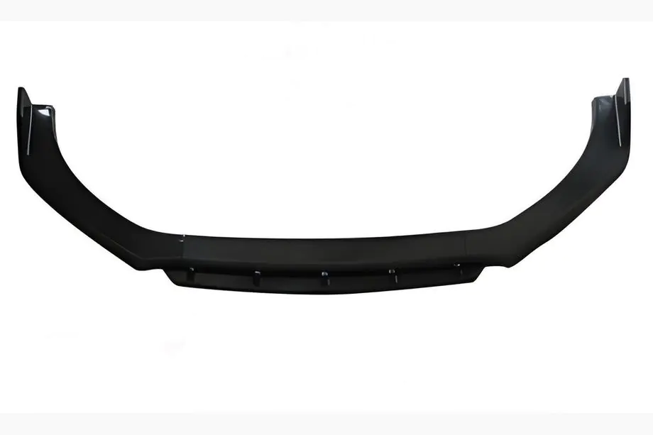 Universal Front Lip Spoiler DPT Black V-2 (ABS, Gloss Black) Photo 6