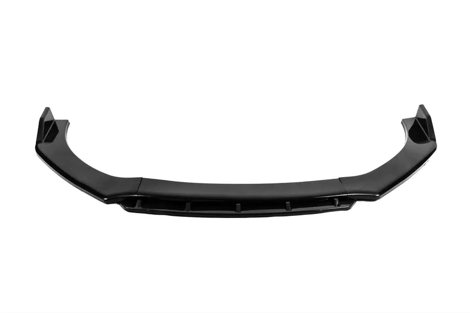 Universal Front Lip Spoiler DPT Black V-2 (ABS, Gloss Black) Photo 1