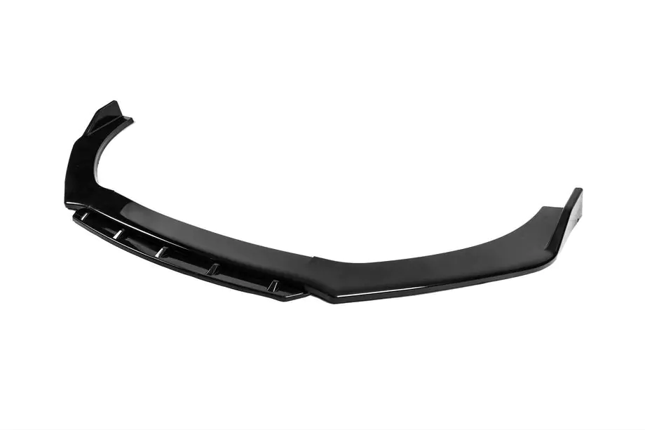 Universal Front Lip Spoiler DPT Black V-2 (ABS, Gloss Black) Photo 2