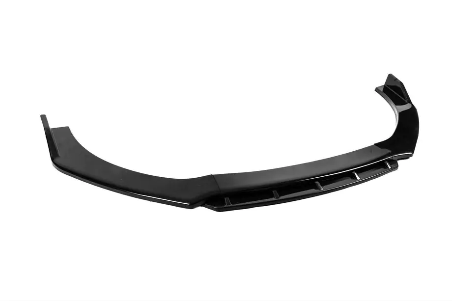 Universal Front Lip Spoiler DPT Black V-2 (ABS, Gloss Black) Photo 3