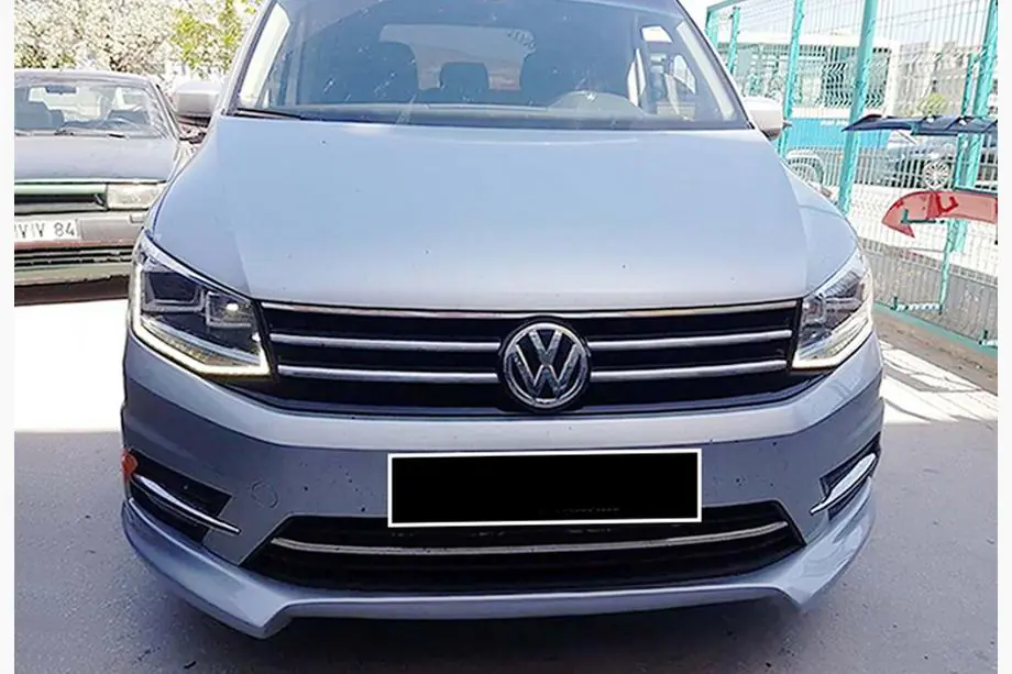 Volkswagen Caddy 2015-2020 Front lip DPT (primed for painting) Image