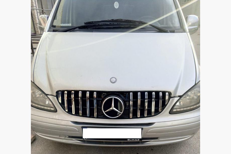 Mercedes Vito W639 2004-2014 Front Grille 2004-2010 GT Panamericana Chrome Eco Photo 1