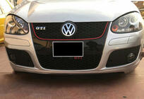 Volkswagen Golf 5 2003-2009 Front Lip DPT V-1 (for GTI, Gloss Black) photo 1