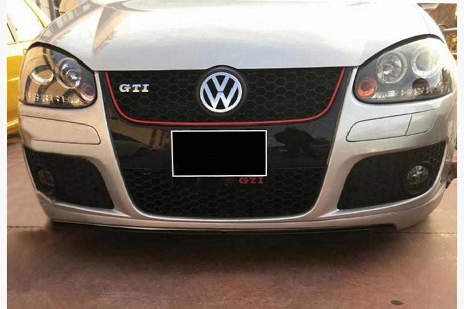 Volkswagen Golf 5 2003-2009 Front Lip DPT V-1 (for GTI, Gloss Black) Image